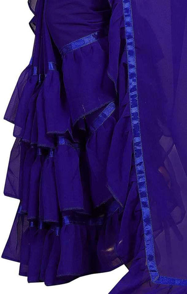 Eralook Present Ruffel saree for women