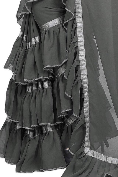 Eralook Present Ruffel saree for women