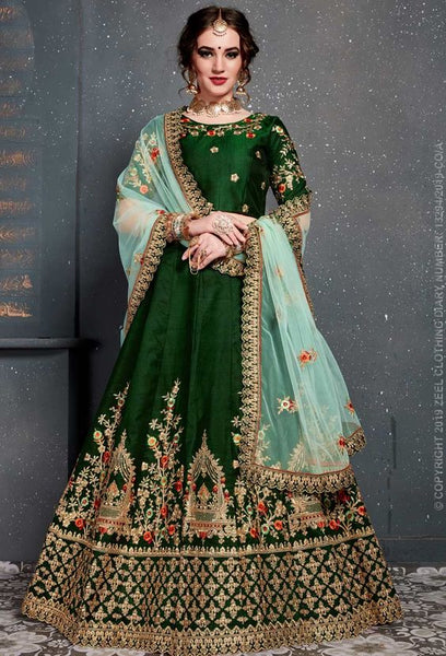 Eralook taffeta Tajmahal  lehengha choli for women(free size, Multicolour)