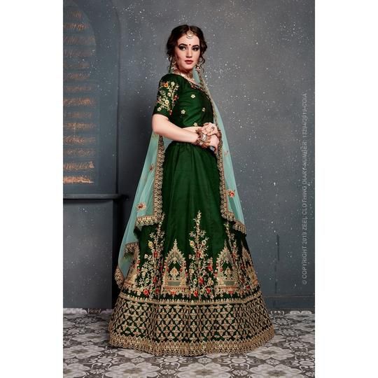 Eralook taffeta Tajmahal  lehengha choli for women(free size, Multicolour)