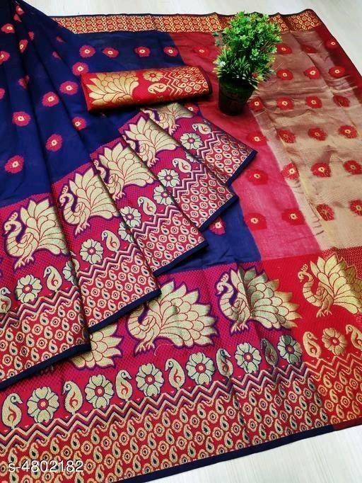 Indiansaari Present  Beautiful Jecquared  saree for women