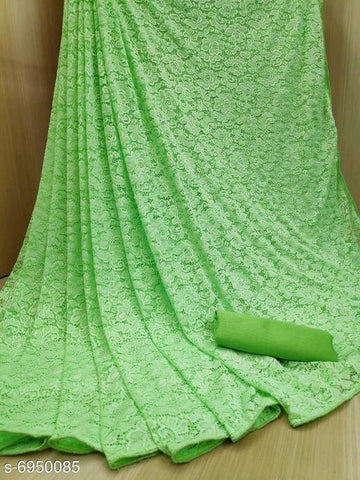 Indiansaari Present  Beautiful Russel Net  saree for women