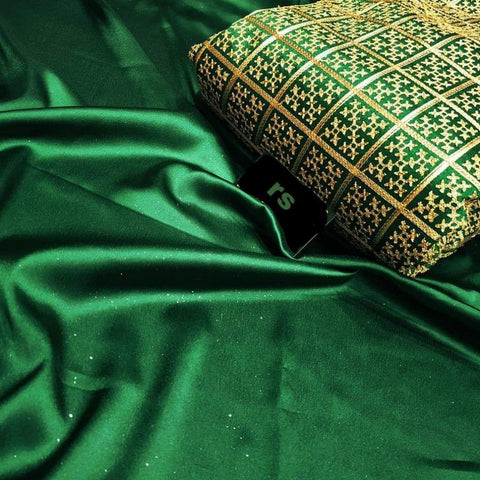 Indiansaari Present  Beautiful Sartin silk  saree for women