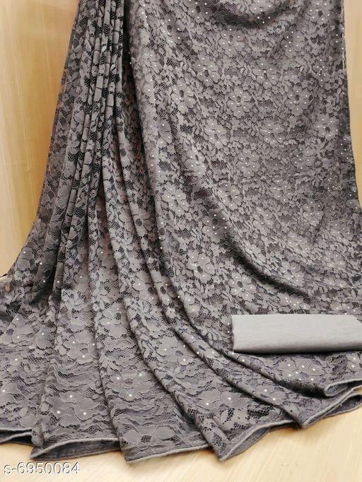 Indiansaari Present  Beautiful Russel Net  saree for women