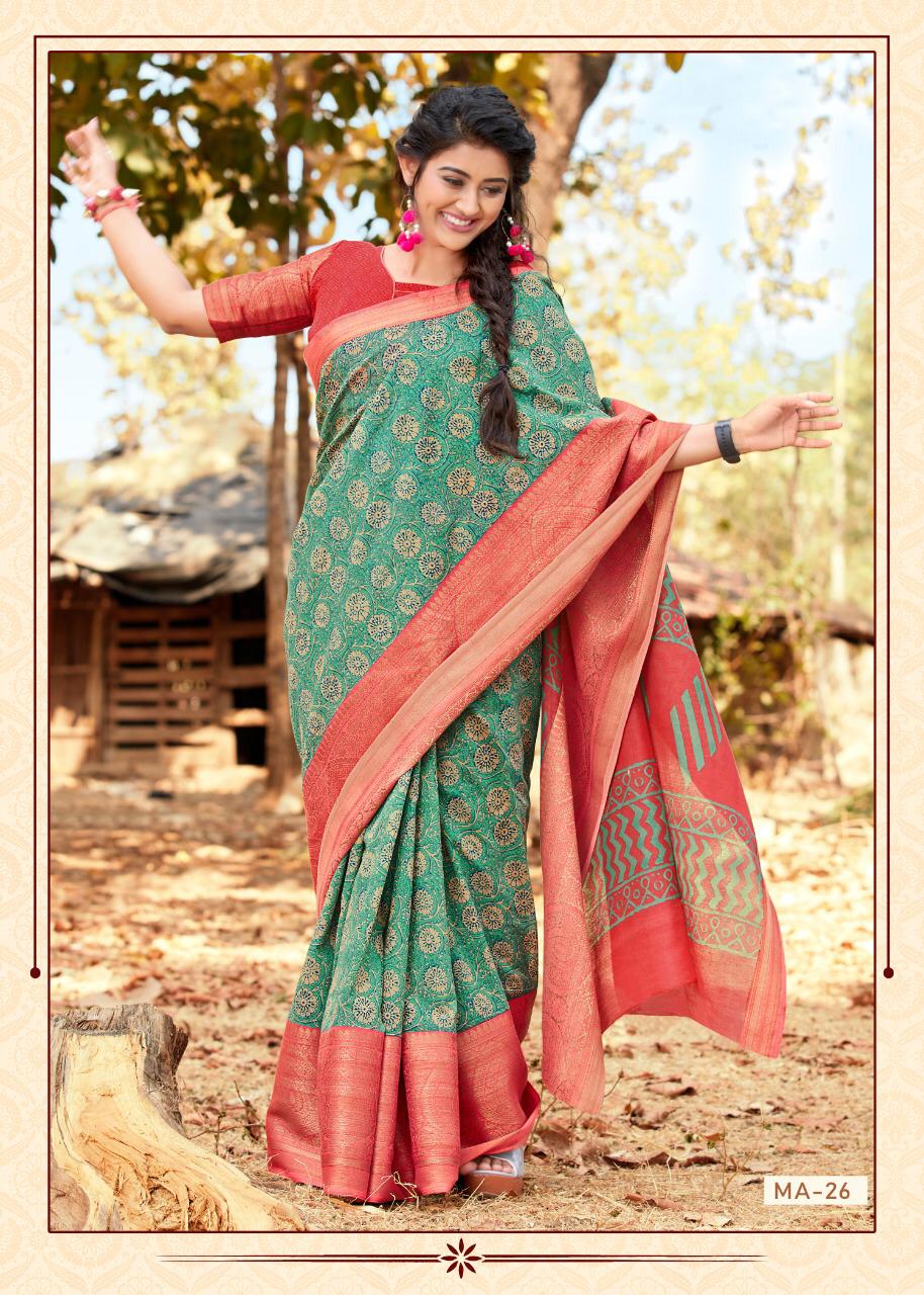 Indiansaari Beautiful Cotton silk heavy banarasi  saree for women