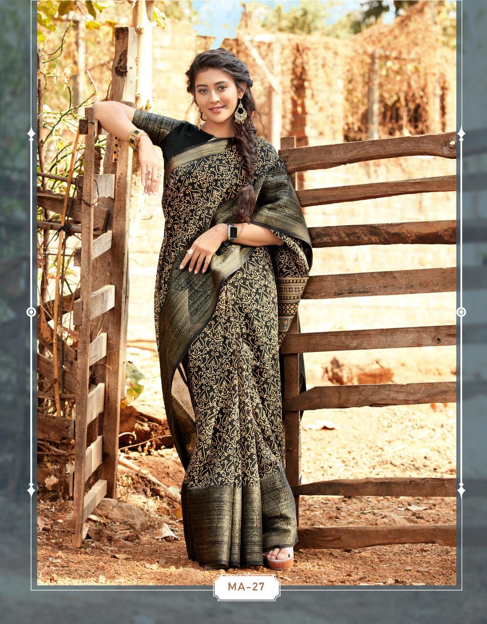 Indiansaari Beautiful Cotton silk heavy banarasi  saree for women