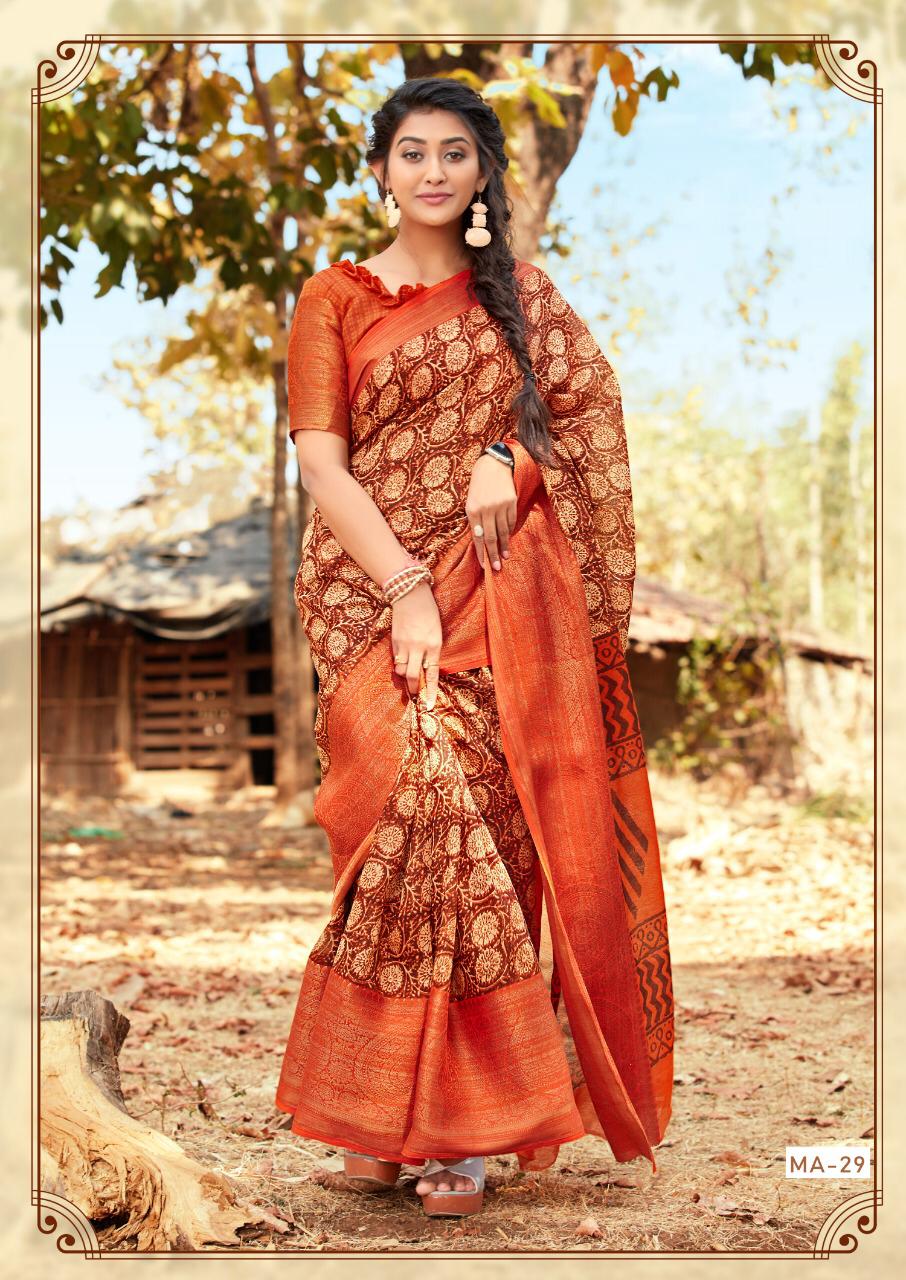 Indiansaari Beautiful Cotton silk heavy banarasi  saree for women