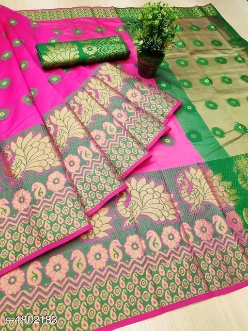 Indiansaari Present  Beautiful Jecquared  saree for women