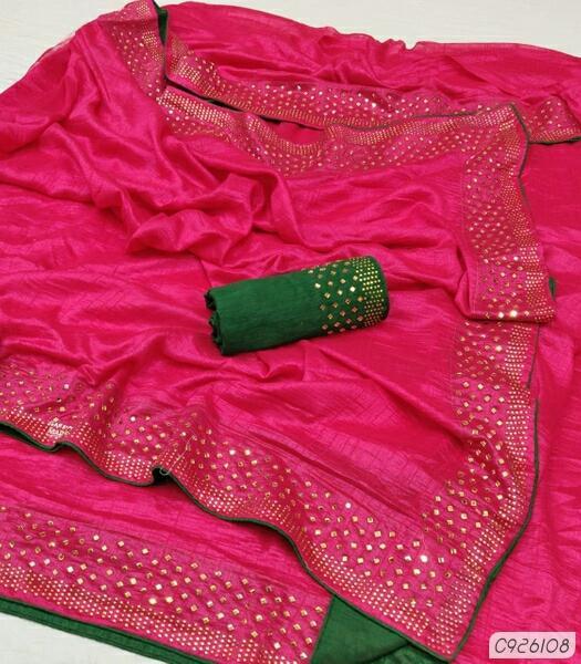 Indiansaari Present  Beautiful Zoya silk Stone saree for women