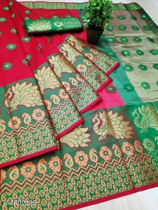 Indiansaari Present  Beautiful Jecquared  saree for women