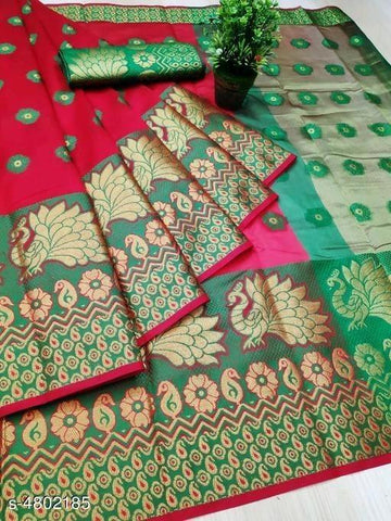 Indiansaari Present  Beautiful Jecquared  saree for women