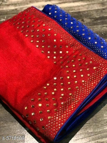 Indiansaari Present  Beautiful Zoya silk Stone saree for women