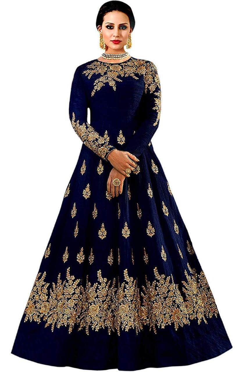 Indiansaari Present heavy taffeta embroidery western wear  for women