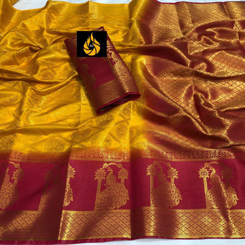 Indiansaari Present  Rich pallu saree for women