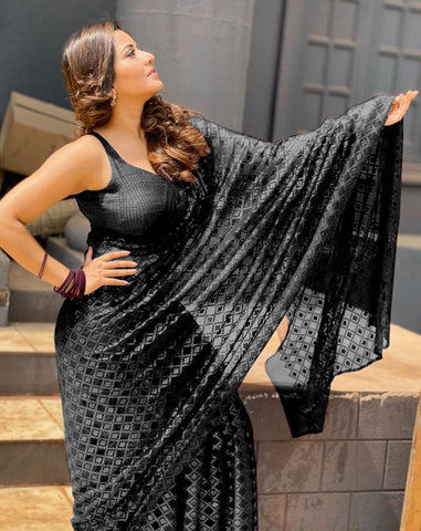 Indiansaari Beautiful Sequence Chexx  saree for women