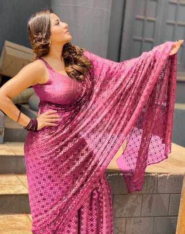 Indiansaari Beautiful Sequence Chexx  saree for women