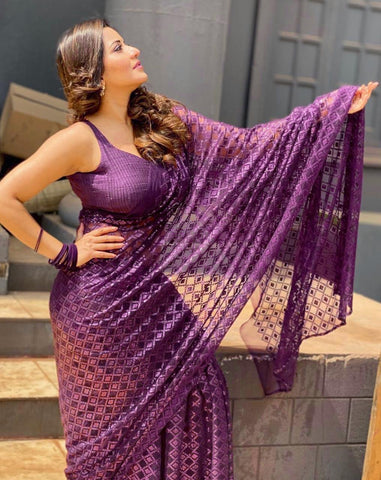 Indiansaari Beautiful Sequence Chexx  saree for women