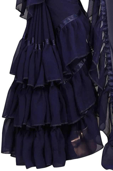 Eralook Present Ruffel saree for women