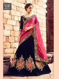 Eralook present Heavy BLue Pree Lehenga choli for bridal